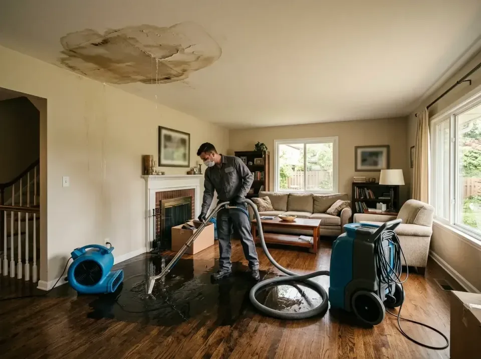 attic-pipe-burst-ceiling-drip-008 — frequently asked questions, Water Damage Restoration & Carpet Care in Galva, IL